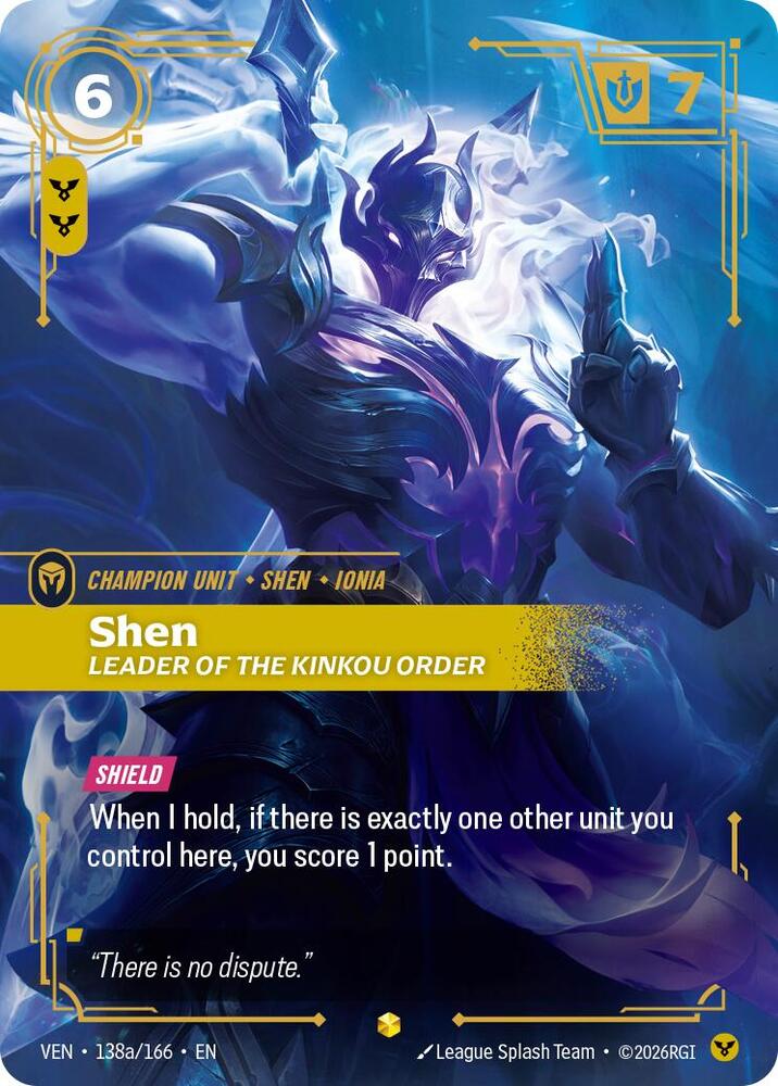 Shen, Leader of the Kinkou Order (Alternate Art) - Vendetta (VEN)