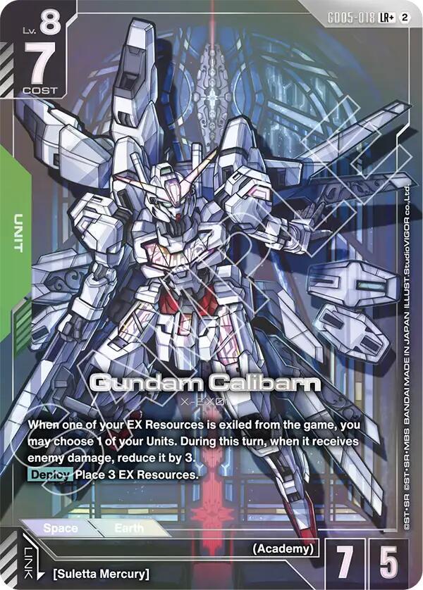 Gundam Calibarn (LR+) (Alternate Art) - GD05-018 - Legend Rare+