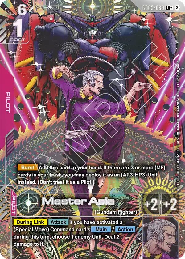 Master Asia (LR+) (Alternate Art) - GD05-089 - Legend Rare+