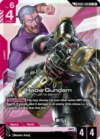 Haow Gundam (R+) (Link Rare) (Alternate Art) - GD05-036 - Rare+