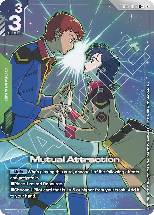 Mutual Attraction (R+) (Alternate Art) - GD05-106 - Rare+