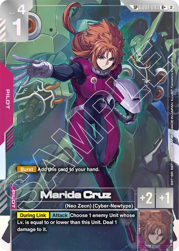 Marida Cruz (R+) (GD05 Special) (Alternate Art) - GD01-093 - Rare+