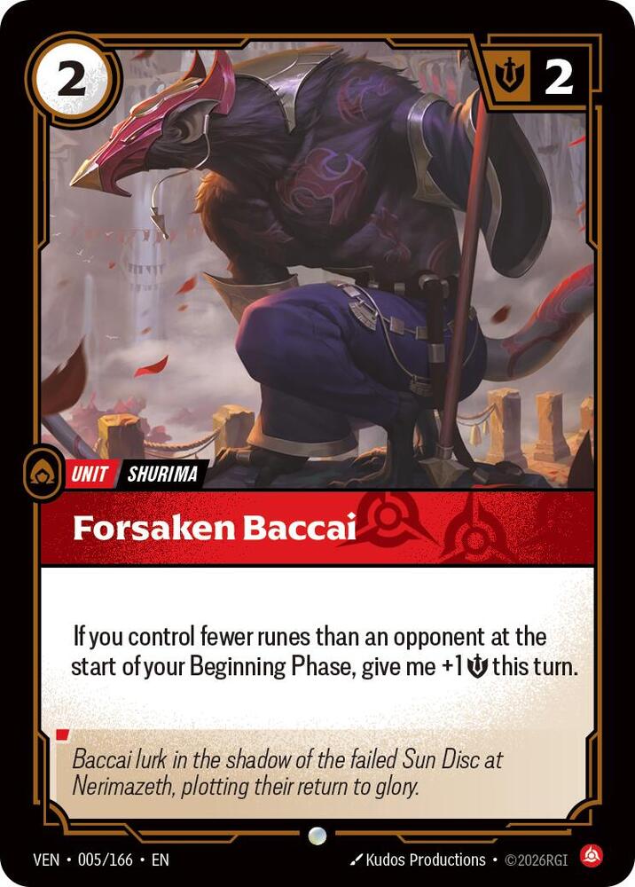 Forsaken Baccai - Vendetta (VEN) [005/166]