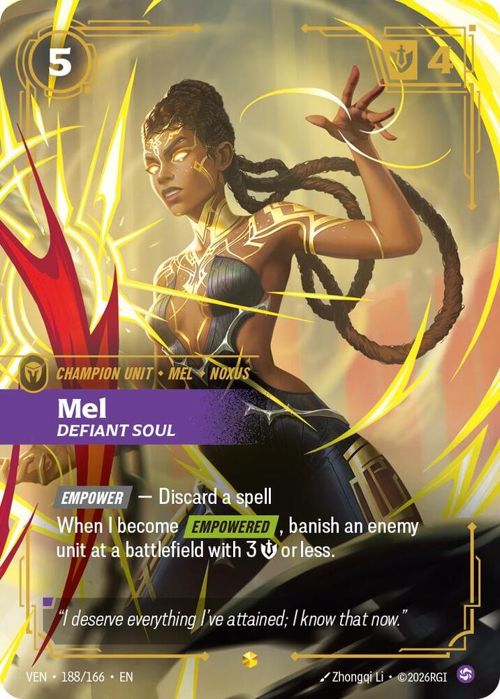 Mel, Defiant Soul (Overnumbered) - Vendetta (VEN) [188/166]