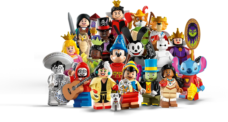 Lego 71038 Minifigures Disney 100 full set 18 characters bundle