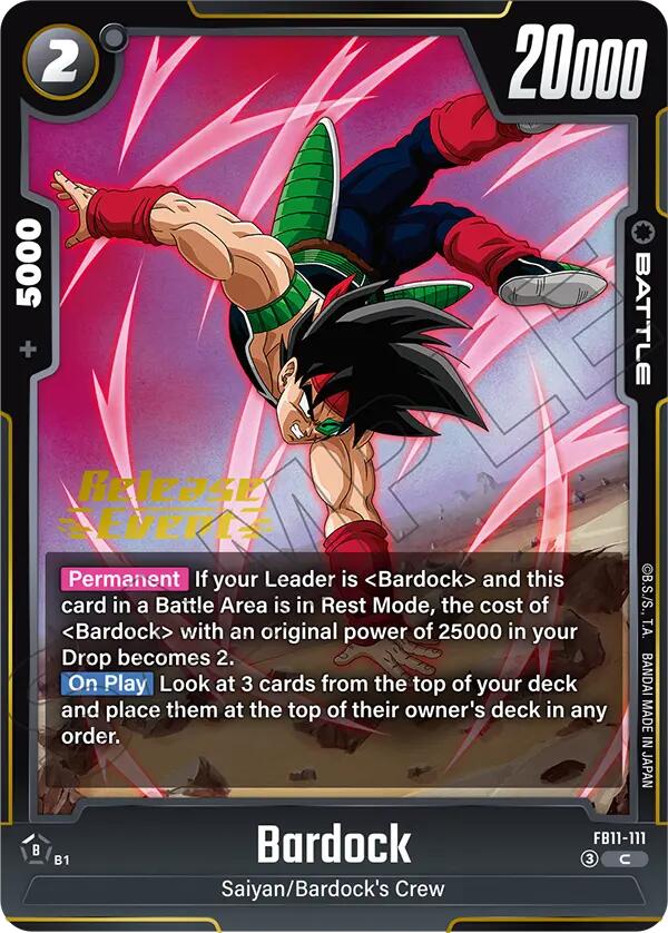 Bardock (FB11-111) [Brightness of Hope Release Event Cards]