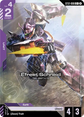 Efreet Schneid (C+) - Starter Deck 12: Raging Onslaught (ST12)