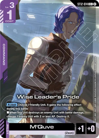 Wise Leader's Pride (C+) - Starter Deck 12: Raging Onslaught (ST12)
