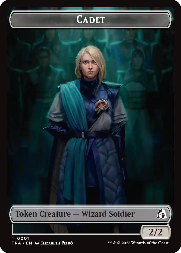 Cadet // Map Double-Sided Token [Reality Fracture Commander Tokens]