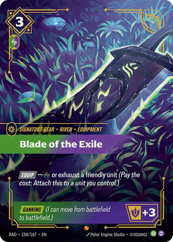 Blade of the Exile - Radiance (RAD) [150/167]