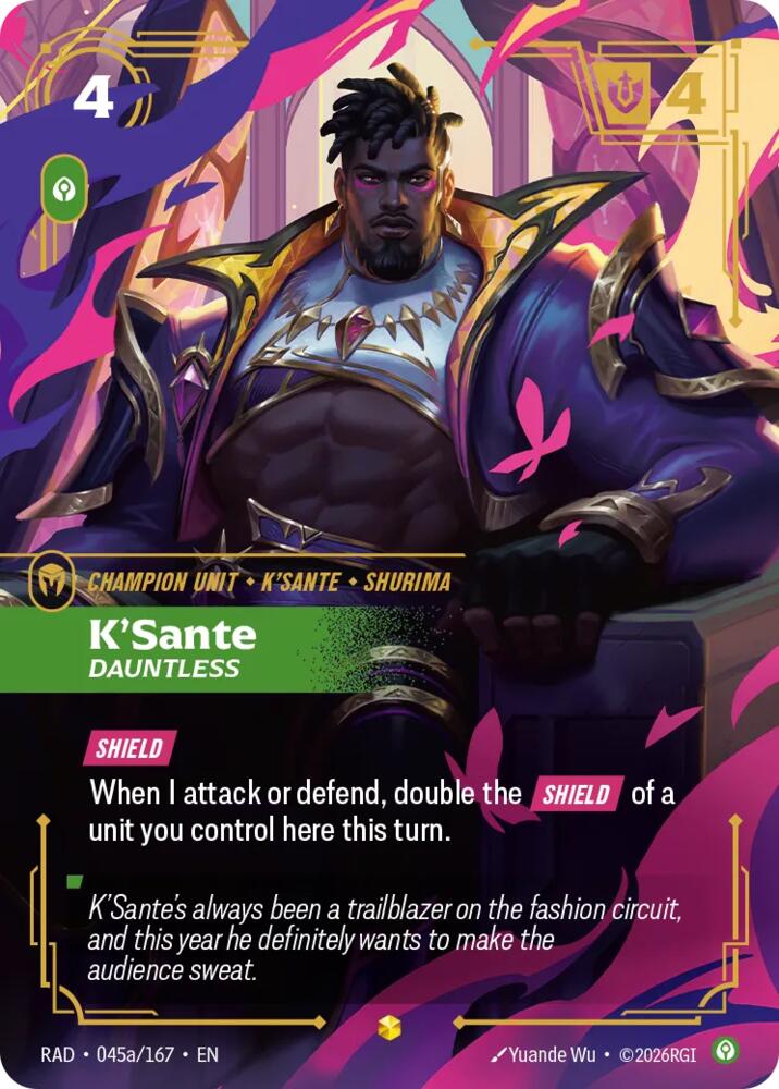 K'Sante, Dauntless (Alternate Art) - Radiance (RAD) [045a/167]