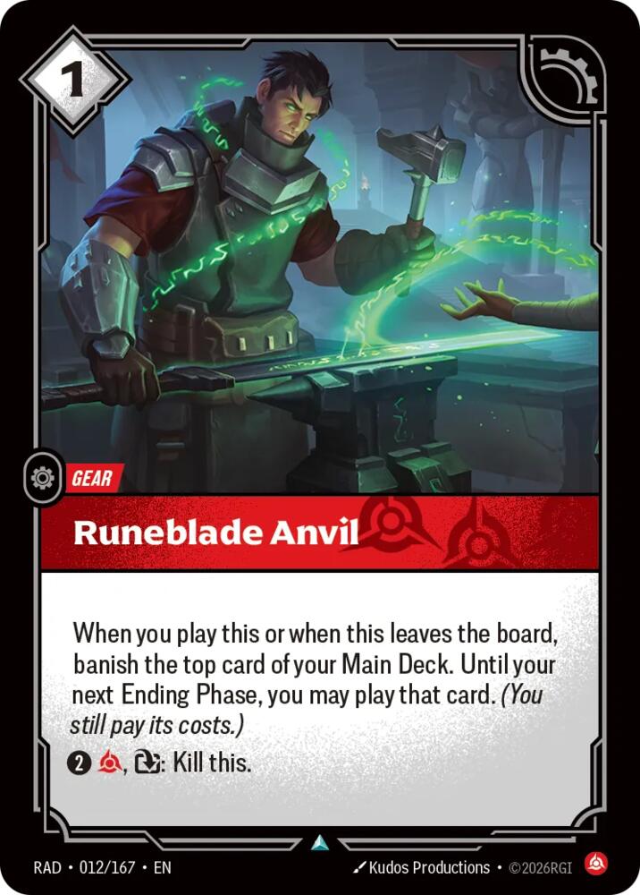 Runeblade Anvil - Radiance (RAD) [012/167]