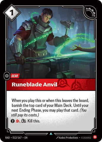 Runeblade Anvil - Radiance (RAD) [012/167]
