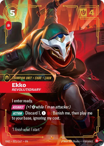 Ekko, Revolutionary - Radiance (RAD) [021/167]
