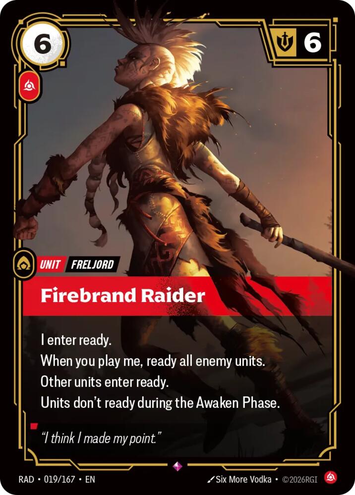 Firebrand Raider - Radiance (RAD) [019/167]