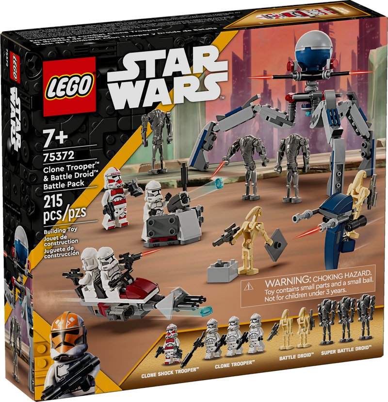 Lego 75372 Clone Trooper™ & Battle Droid™ Battle Pack