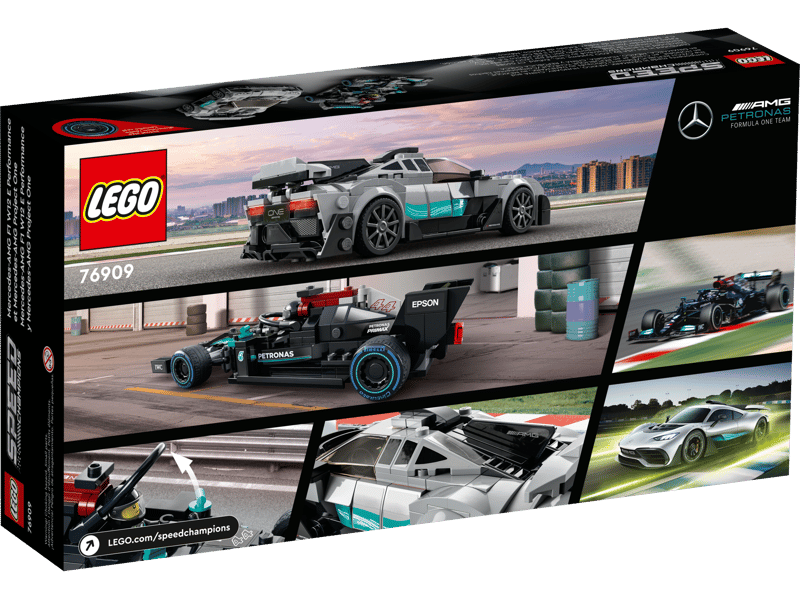 LEGO Speed Champions Mercedes-AMG F1 W12 E Performance & Mercedes-AMG Project One 76909
