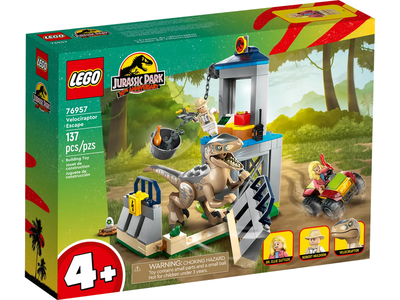 LEGO Jurassic Park Velociraptor Escape - 76957