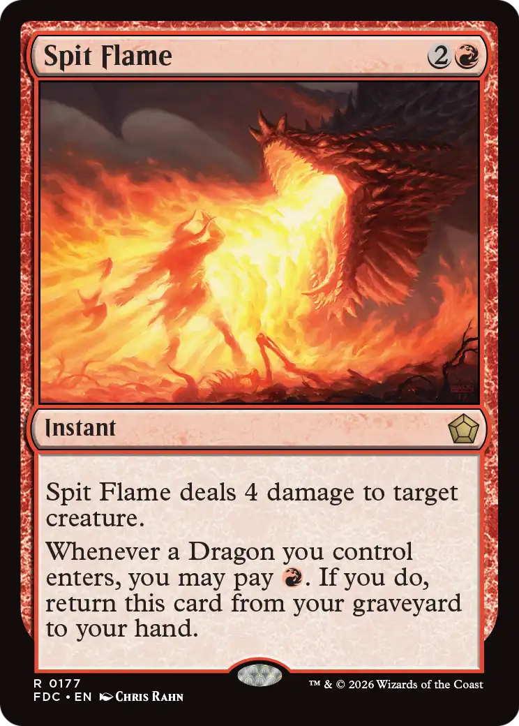 Spit Flame [Foundations Commander]