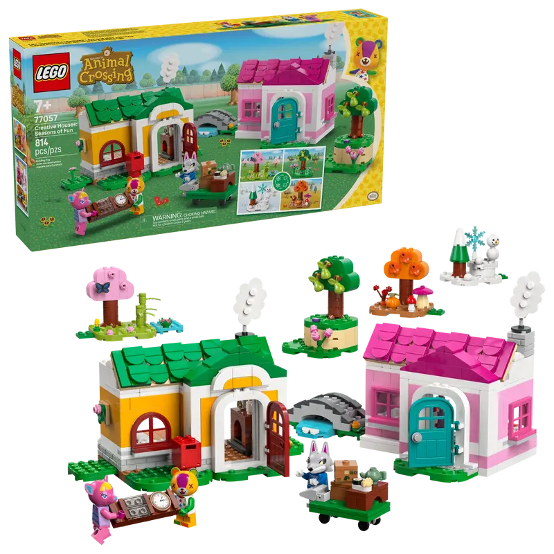 LEGO Animal Crossing Creative Houses: Seasons of Fun 77057