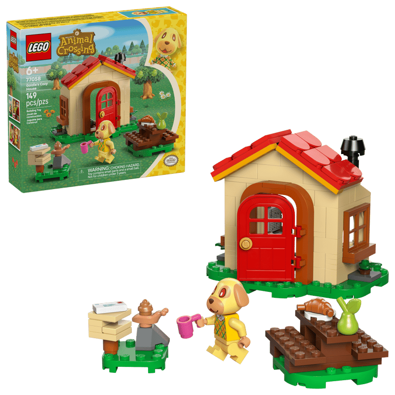 LEGO Animal Crossing Goldie's Cozy House 77058