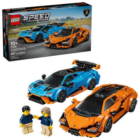 LEGO Speed Champions Lamborghini Revuelto & Huracán STO 77238