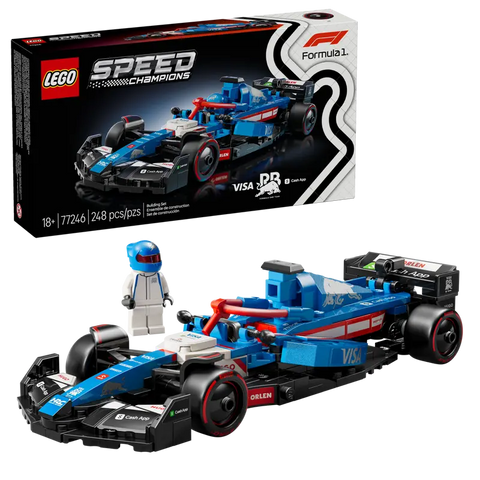 LEGO Speed Champions Visa Cash App RB VCARB 01 F1 Race Car 77246