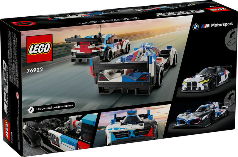 Lego 76922 BMW M4 GT3 & BMW M Hybrid V8 Race Cars