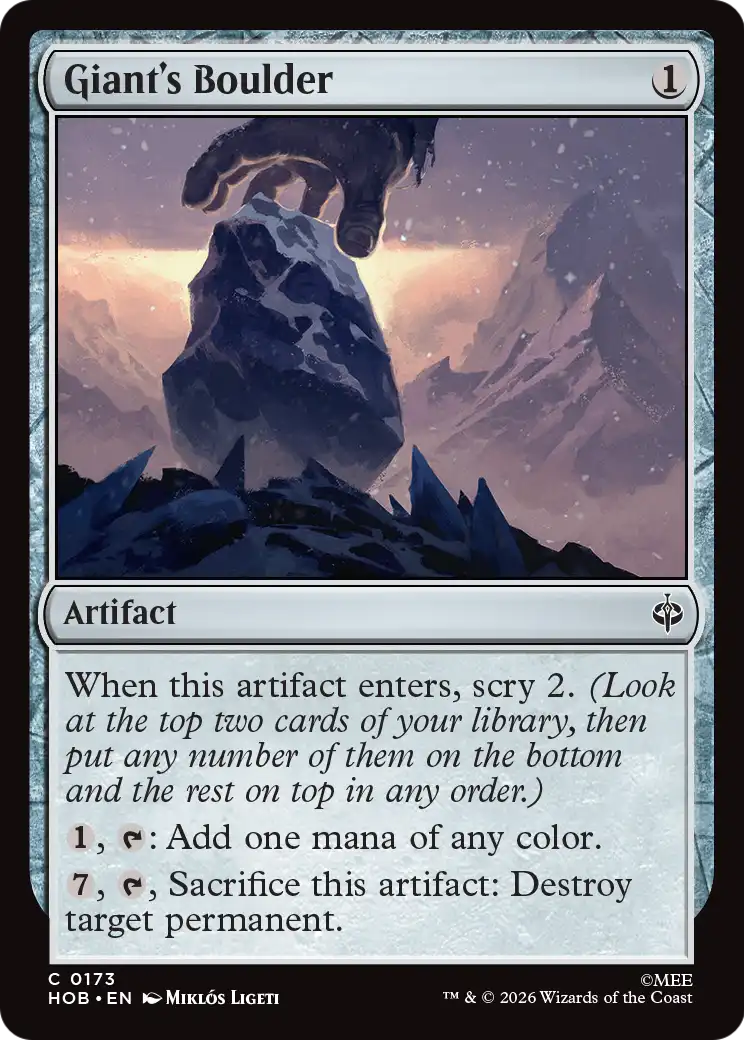 Giant's Boulder [The Hobbit]