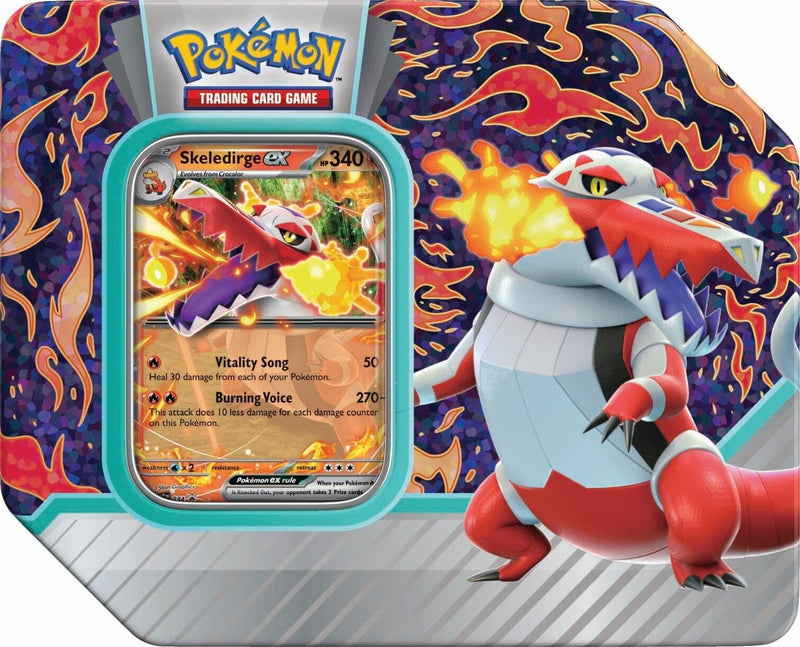 Pokémon TCG: Paldea Partners Tin (Skeledirge ex)