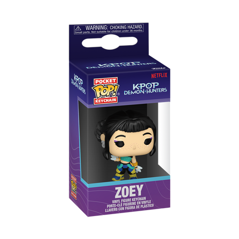 Funko Pop! KPop Demon Hunters Keychain - Zoey