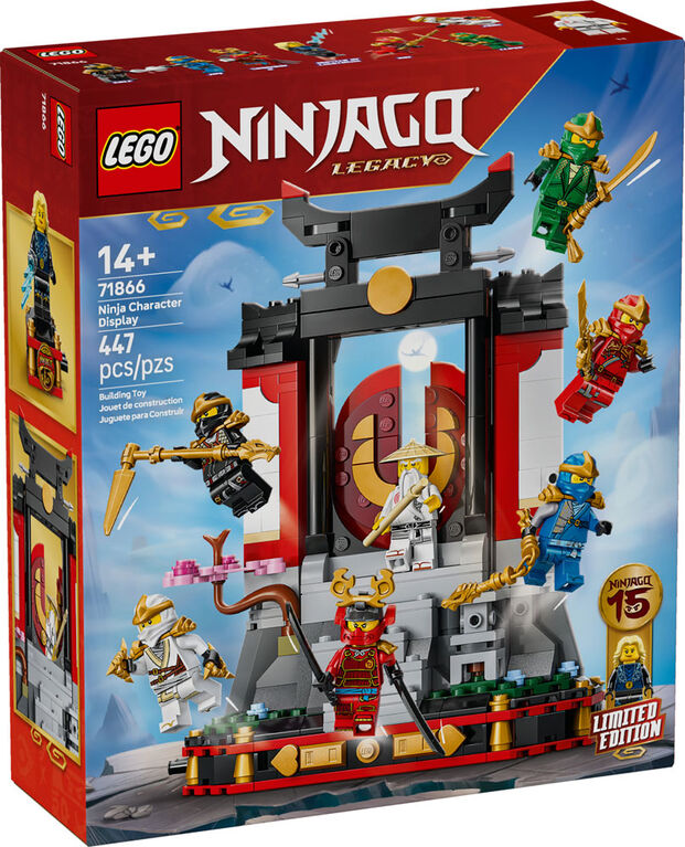 LEGO Ninjago Ninja Character Display 15th Anniversary 71866