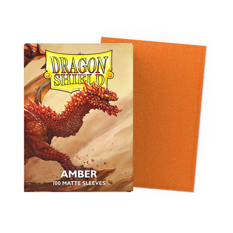 Dragon Shield Matte Sleeves - Amber