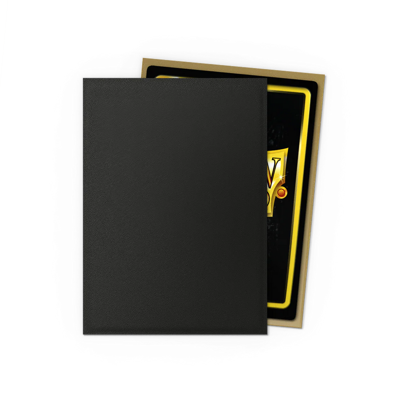 Dragon Shield Matte Dual Sleeves - Black & Gold