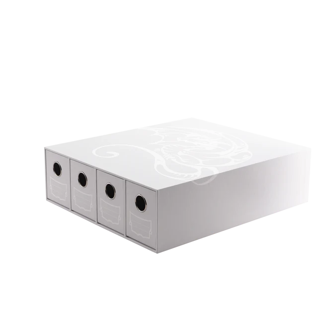 Dragon Shield: Fortress - 4 Card Drawer Horizontal (White)
