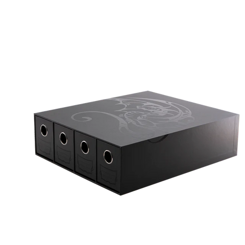 Dragon Shield: Fortress - 4 Card Drawer Horizontal (Black)