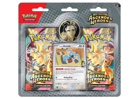 Pokémon TCG: Mega Evolution - Ascended Heroes 2-Pack Blister Collection (Larry)