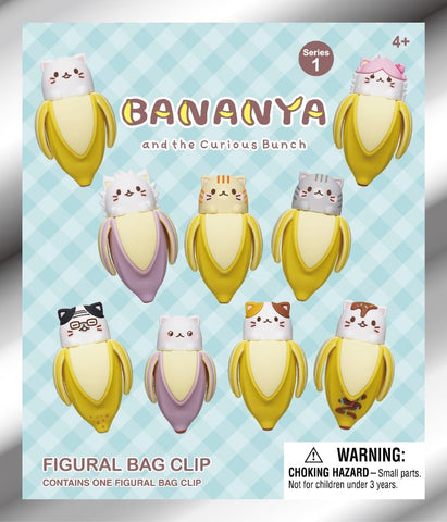 3D Foam Bag Clip - Series 1 - Bananya