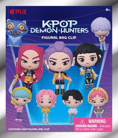 3D Foam Bag Clip - KPop Demon Hunters