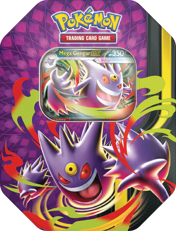 Pokémon TCG: Mega Moonlit Tin ( Mega Gengar ex )