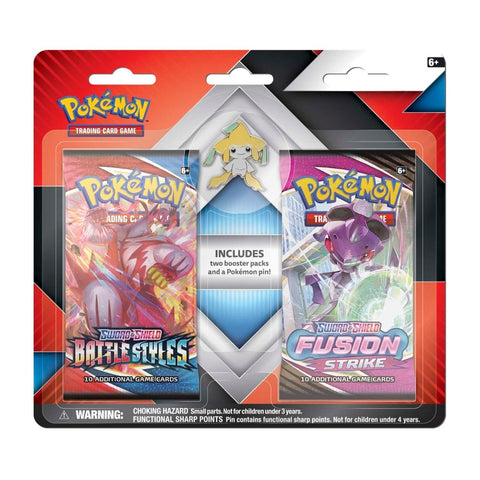 Pokémon TCG:Jirachi Pin and 2 Blister Pack
