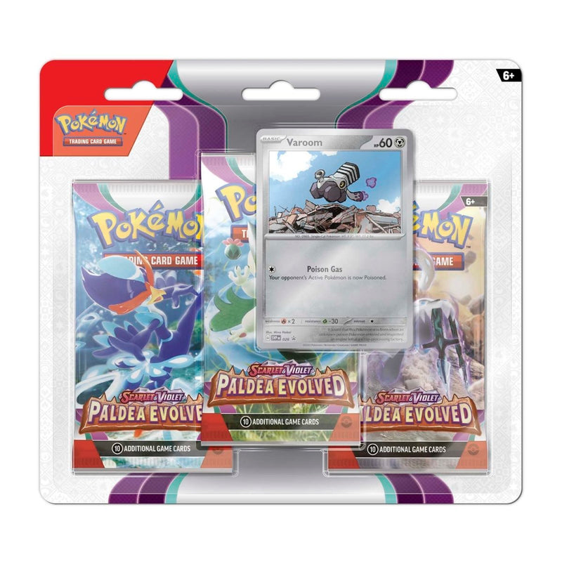 Pokemon TCG: Scarlet & Violet - Paldea Evolved 3-Packs Blister