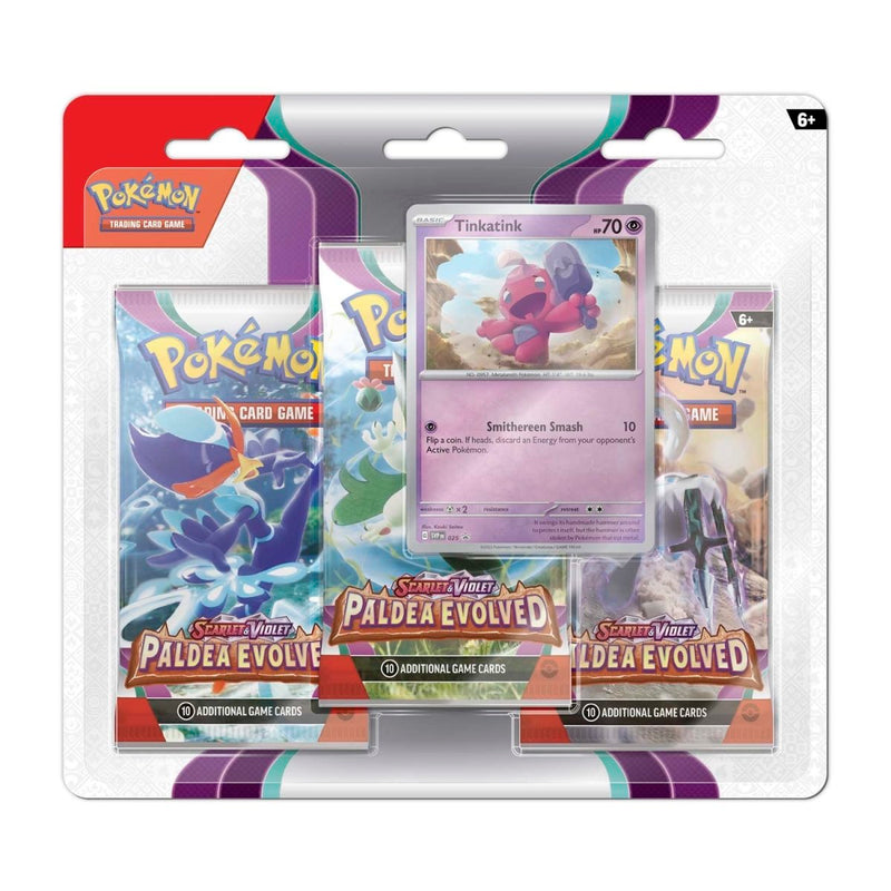 Pokemon TCG: Scarlet & Violet - Paldea Evolved 3-Packs Blister