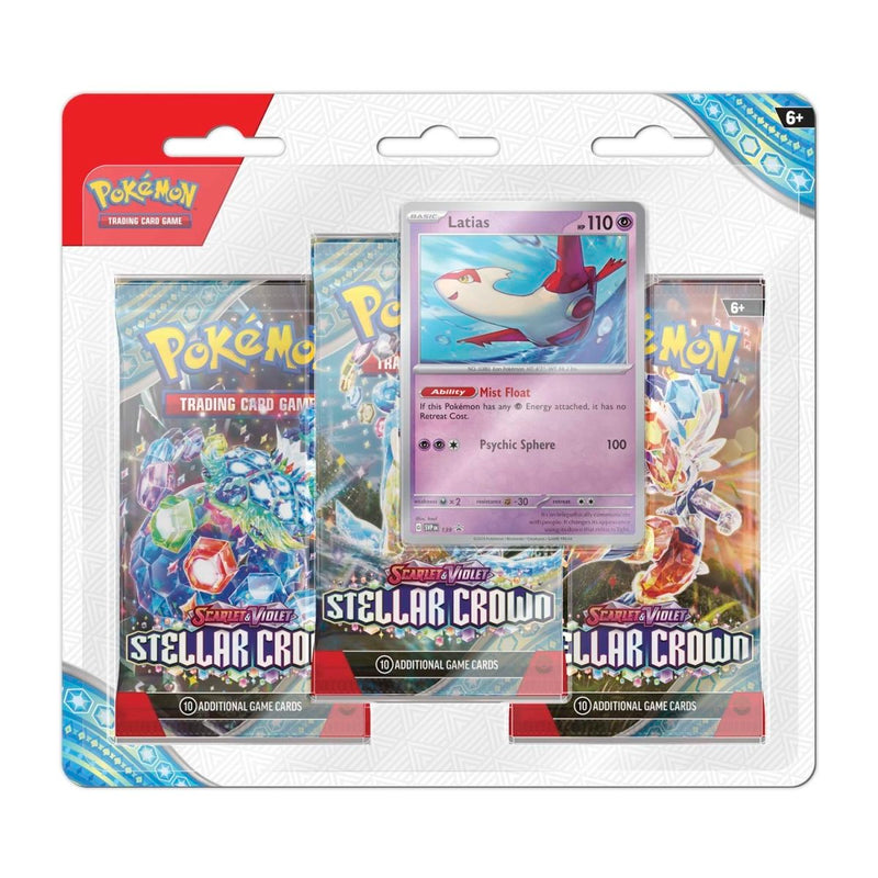 Pokemon TCG: Scarlet & Violet - Stellar Crown 3-Packs Blister