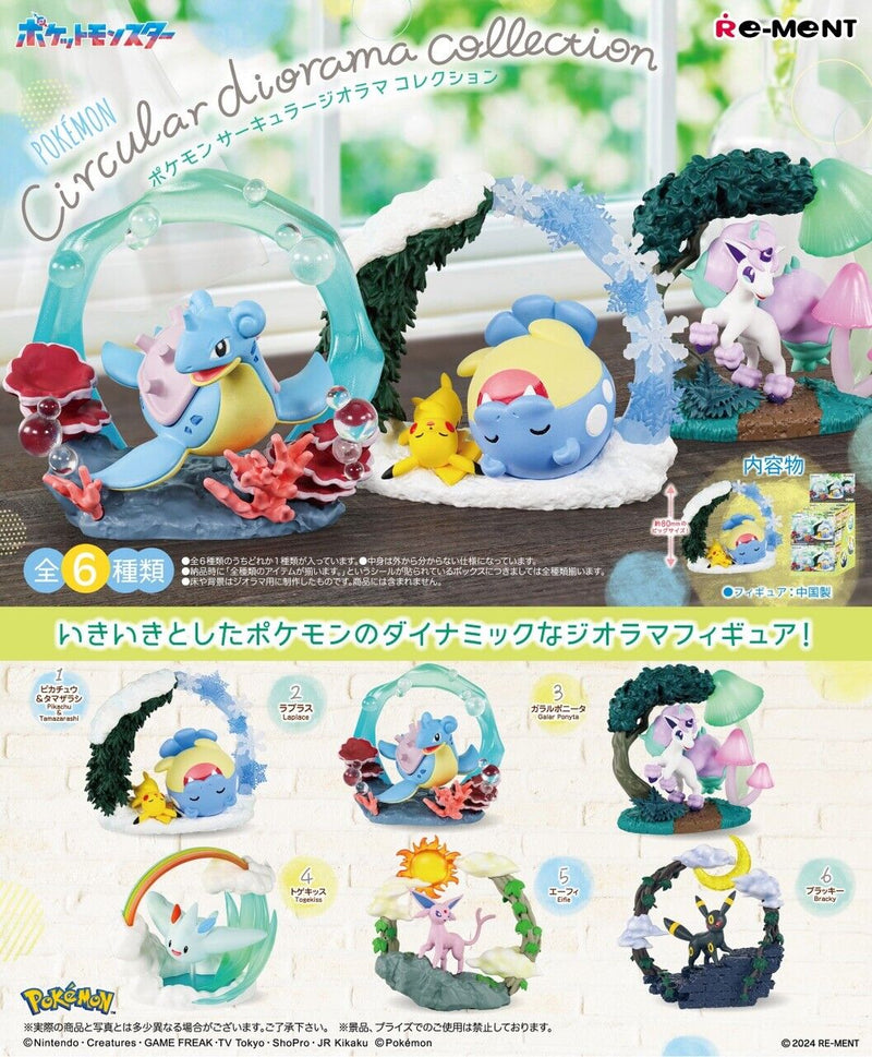 Pokémon Re-Ment: Pokémon Circular Diorama Collection