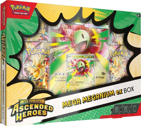 Pokémon TCG: Mega Evolution - Ascended Heroes Mega Meganium ex Box (PREORDER)