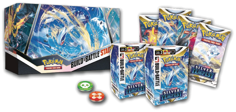 Pokémon TCG: Sword & Shield - Silver Tempest Build & Battle Stadium