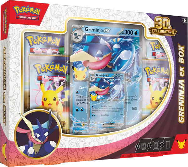 Pokémon TCG: 30th Celebration - Greninja ex box (PREORDER)