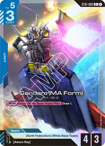 Gundam (MA Form) (C+) (Alternate Art) - ST01-002 - Common