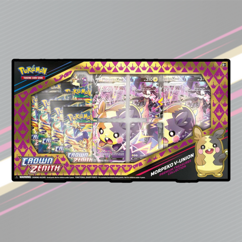 [ BLACK FRIDAY SALE ] Pokémon TCG: Crown Zenith - Morpeko V-Union Premium Treasures Collection